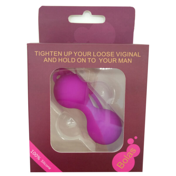 Bolas kegel, par de bolas chinas de silicona con asa.