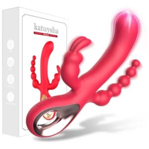 VIBRADOR TRIPLE ANO-VAGINA-CLÍTORIS