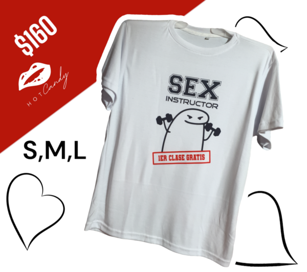 Camiseta sex instructor.