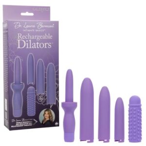 Dr. Laura Berman® Dilatadores Recargables™ Set de 4 más funda.