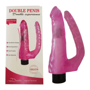 Vibrador doble penetracion de gel.