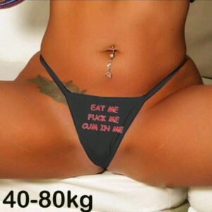 TANGA DAMA, TANGA BROMA DIVERTIDO ESTAMPADO.